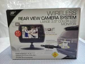 Camera car backup WIRELESS BACK UP CAMERA 3.5" SYSTEM COLOR LCD MONITOR - Picture 1 of 6