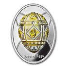 2024 Niue Silver Faberge Eggs: Alexander Egg (With Box and COA)