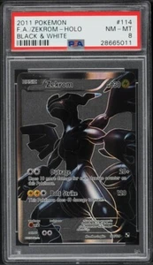 ZEKROM HOLO FA 2011 Pokémon Black & White PSA 8 #114/114 - Picture 1 of 2