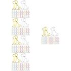  250 Pcs Decorative Paper Clips Cute Paper Clips Dog Shaped Paper Clips Small