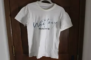 Camiseta blanca de colección 1990 Whitney Houston Sanyo Heat Beat '90 L LEER - Imagen 1 de 4