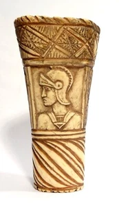 RARE CORNE A POUDRE - GERMANY 17°S. - ANCIENT RENAISSANCE CARVED POWDER HORN - Bild 1 von 9