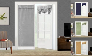 NEW 1PC ELEGANT ROLL UP LINED BLACKOUT WINDOW CURTAIN FRENCH DOOR PANEL  - Picture 1 of 14