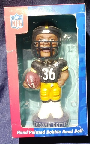 NFL JEROME BETTIS BOBBLEHEAD HAND PAINTED LIMITED EDITION Cover
