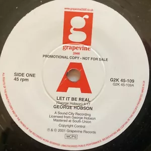 LET IT BE REAL - GEORGE HOBSON (GRAPEVINE 2000 DEMO) - Bild 1 von 2