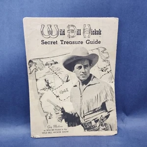 Wild Bill Hickok Secret Treasure Map Guide Western Kellogg's 1950's TV Cowboys - Bild 1 von 5