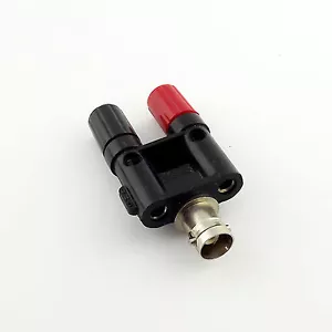 1pcs BNC Female Jack to Two Dual Banana Female Jack Coaxial RF Adapter Connector - Picture 1 of 8