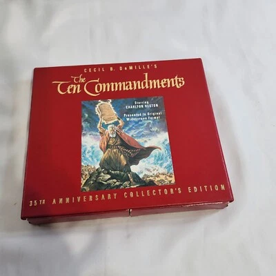 The Ten Commandments VHS, 1992, Letterboxed 35th Anniversary Collectors - Image 1 of 4