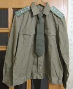UNIFORME MILITAR SOVIÉTICO CAMISA DIARIA de MAYOR DE FUERZAS AÉREAS talla 52-4 - Imagen 1 de 3