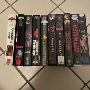 10 VHS Erstauflagen RCA,Warner,Highlight,Condor,Cannon,UfA,CIC