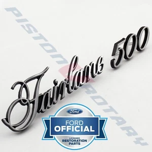 FAIRLANE 500 Guard or Boot Badge , New, for Ford ZD ZH trunk fender LTD P5 351 - Picture 1 of 2