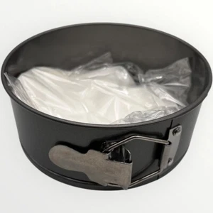 Padella antiaderente a molla 6" fondo rimovibile fodere per cheesecake fornello istantaneo - Foto 1 di 7