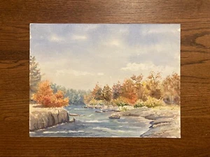 Aquarell des belgischen Künstlers f.f. Dupont datiert Mai 1985 - Bild 1 von 2