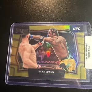 2023 UFC Select - Ryan Spann /10 Gold OctagonSide Card - RARE 🔥 - Picture 1 of 4