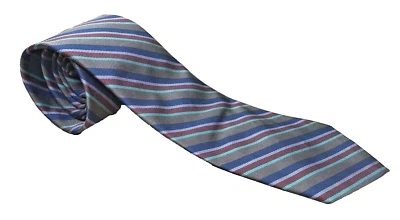 Vintage Tie FERRELL REED LTD. Hand Made All Silk Woven in England Classic Stripe - Image 1 of 4