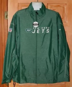 NEW YORK JETS REEBOK XL SIDELINE JACKET FULL ZIP GREEN New w/tags $75. - Picture 1 of 3