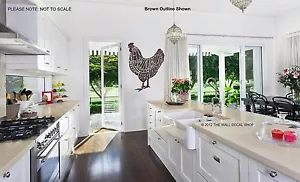 BUTCHERS CHICKEN - WALL ART DECAL STICKER - Picture 1 of 1