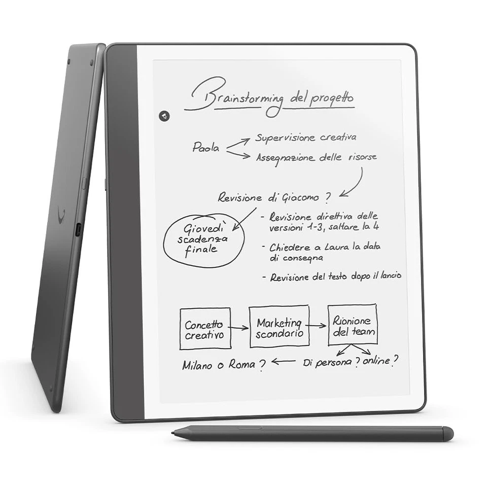 Kindle Scribe (32 GB) Schermo ridisegnato con bordi uniformi Ora puoi scrivere - Immagine 1 di 1