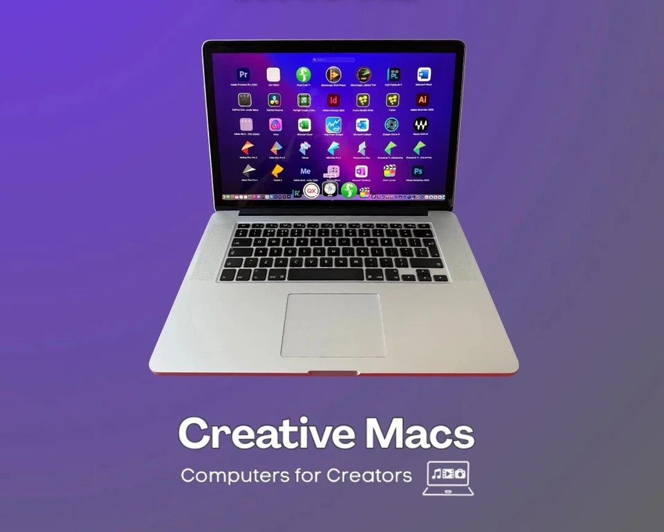 Apple MacBook Pro 15" - 16GB RAM - 512GB SSD - i7  - Logic Pro & Final Cut Pro - Image 1 of 4