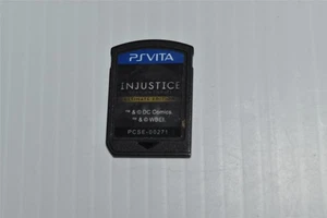 Injustice: ULTIMATE Sony PlayStation PS Vita PSVita Game Cartridge Tested(YED34) - Picture 1 of 1