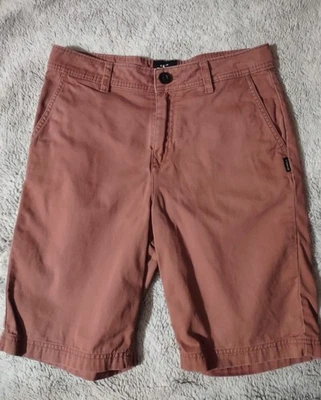 Pantalones Cortos O'Neill Talla 30 Ajuste Estándar Rojo Salmón Marrón con Bolsillos Foto 1 de 4