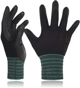 Guanti da Lavoro in Nylon Premium FN320-1 Paio, Impugnatura Solida in Nitrile, 3D-Comfort Elasticizzati F - Foto 1 di 12