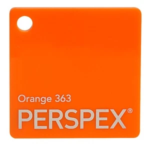 Hoja De Acrílico Fundido Perspex 600 X 400 X 5Mm Sólido Naranja - Imagen 1 de 1