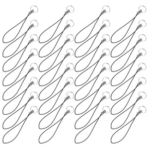 100 pièces lanière de téléphone portable bijoux porte-clés sangle breloques sangles - Photo 1 sur 12
