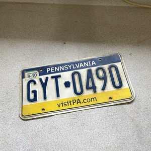 Pennsylvania Nummernschild VISIT PA visitPA Dot Com GYT - 0490 - Bild 1 von 4