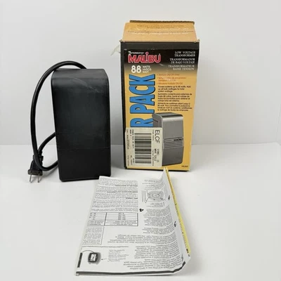 Malibu Intermatic Low Voltage Landscape Lighting Timer Transformer ML88T Tested - Image 1 of 4