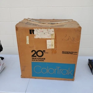 Televisore vintage 1988 RCA 20" modello Colortrack #FPR520WR nuovo con scatola - Foto 1 di 23
