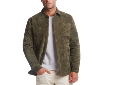 Weatherproof Vintage Men Corduroy Button-Front Quilted Jacket Olive Size XL - Image 1 of 4