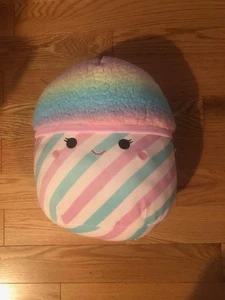 Original Squishmallows 12" Belvin rosa blau Zuckerwatte/Plüsch - Bild 1 von 4