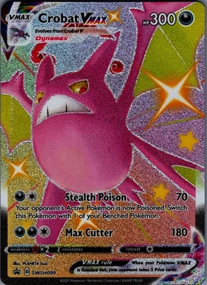 Crobat VMAX Promo SWSH: Sword & Shield Promo Cards SWSH099 NM - Image 1 of 2