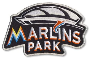 2012 Miami Marlins Park New Stadium Inaugural Season Sleeve Road Jersey Patch - Picture 1 of 1