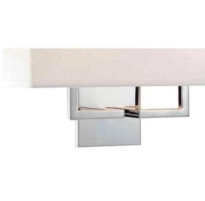 George Kovacs P472-077 Chrome Wall Sconce 2-Light Incandescent Wide Wall Light - Image 1 of 4