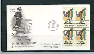 US SC # 1385 Hope For The Crippled FDC . Artcraft Cachet - Picture 1 of 1