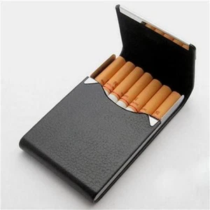 Pocket Box Case PU Leather Slim Business Card Holder Hot LA - Picture 1 of 13