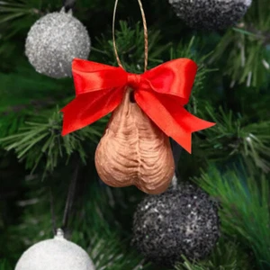 Divertida bola 3D árbol de Navidad adorno hogar fiesta decoración colgante - Imagen 1 de 12