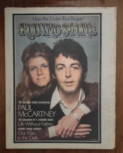 Rolling Stone 1974 Jan 31st #153 Newspaper Magazine Paul McCartney Beatles Wings - Picture 1 of 2