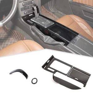 Panel de cambio de marchas de fibra de carbono y perilla decoración cubierta de moldura para Ford Mustang 2010-2014 - Imagen 1 de 23