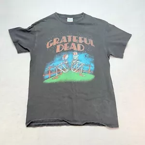 Vintage Junk Food Grateful Dead T-Shirt Skeletons Graphic Tee Band Music Small - Picture 1 of 9