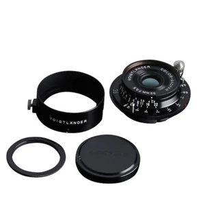 New Voigtlander COLOR-SKOPAR 35mm F3.5 Asph VM Mount Manual Focus Lens - BLACK - Picture 1 of 3