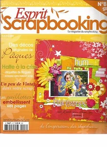 ESPRIT SCRAPBOOKING N°08 PAQUES / SCRAPPEZ SANS MATERIEL DE SCRAP / VINTAGE - Bild 1 von 1