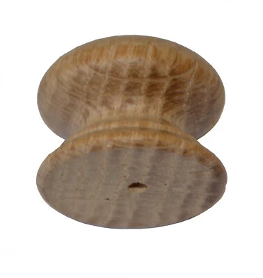 Oak Knobs Replacement Furniture Drawer Wooden Handles Drilled or With Fittings* - Image 1 of 2