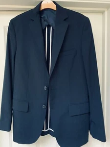 Reiss Navy Lightweight Jacket Part Lined, 36" chest - Men's - Picture 1 of 7