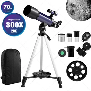 Telescopes for Adults Astronomy, 70mm Aperture 400mm Refractor Telescope travel - Picture 1 of 11