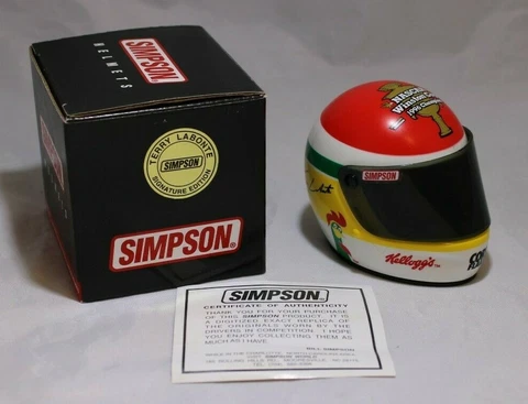 Terry Labonte 1/4 scale helmet by Simpson Cover