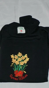 Vintage Cymru Wales Long Sleeve T Shirt Men XL - Picture 1 of 3