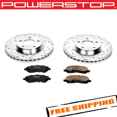 Power Stop 1-Click Z23 Evolution Sport Brake Kit for 08-17 Mitsubishi Lancer - Image 1 of 2